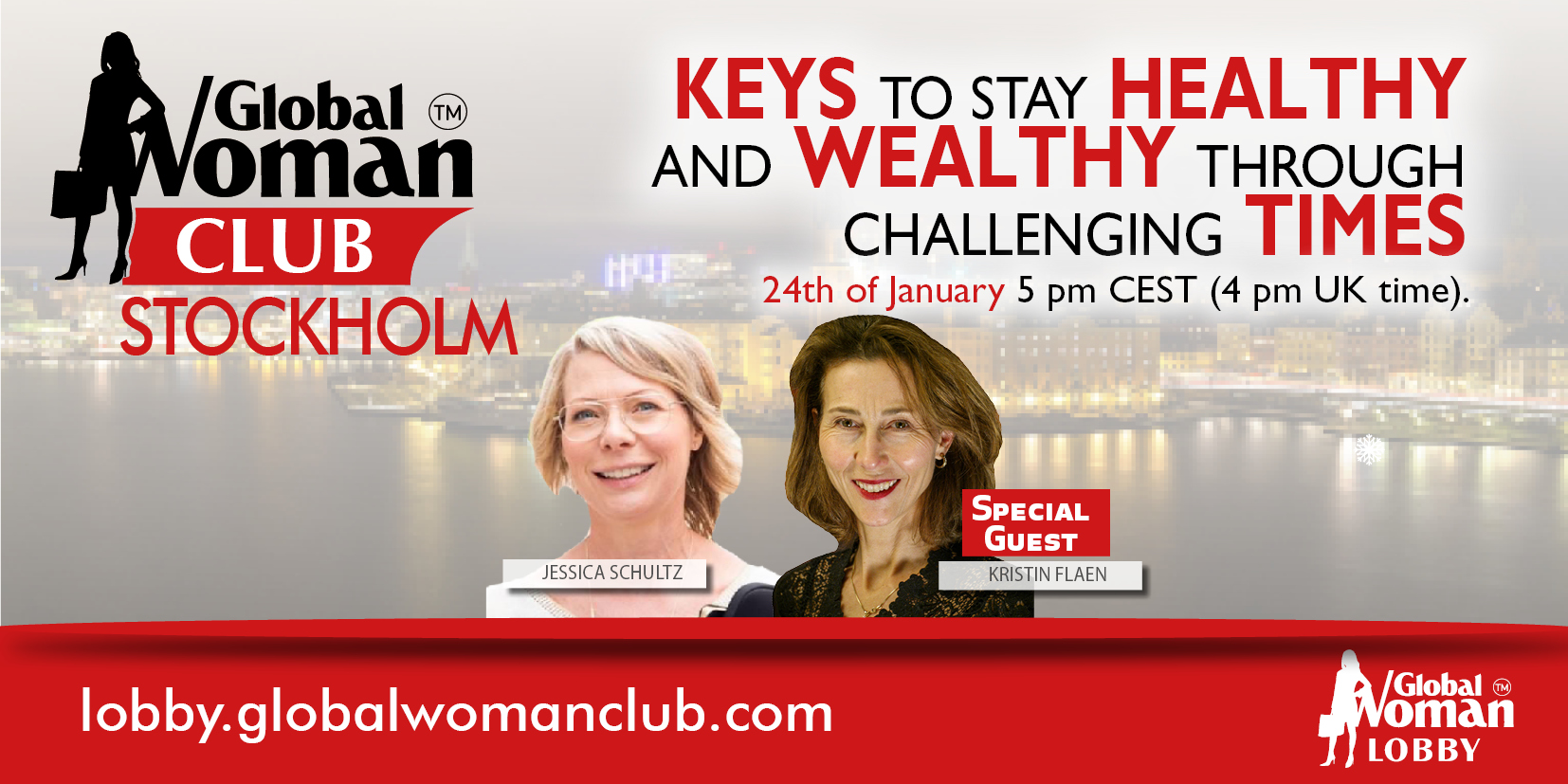 GLOBAL WOMAN CLUB STOCKHOLM : BUSINESS NETWORKING MEETING - JANUARY